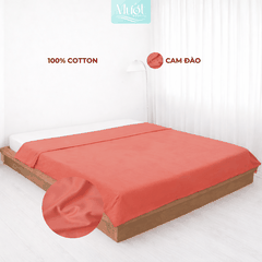 Vỏ chăn Cotton Satin Mướt bedding chất liệu vỏ mền 100% cotton lồng được ruột đầy đủ size, trơn màu