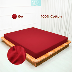 Ga giường kích thước 2mx2m Cotton Satin Mướt bedding chất liệu 100% cotton cao cấp