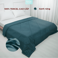 Chăn chần bông Lụa Tencel 60s trơn màu cao cấp Mướt bedding đầy đủ size, mềm mịn thoáng mát