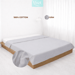 Vỏ chăn Cotton Satin Mướt bedding chất liệu vỏ mền 100% cotton lồng được ruột đầy đủ size, trơn màu