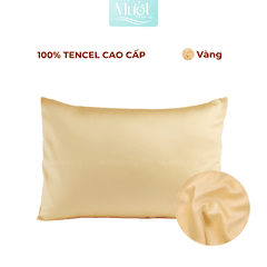 Vỏ gối nằm Lụa Tencel 60s trơn màu 50x70cm, 45x65cm, 40x60cm, 35x50cm Mướt Bedding áo gối 100% Tencel, mềm, mịn, thoáng mát