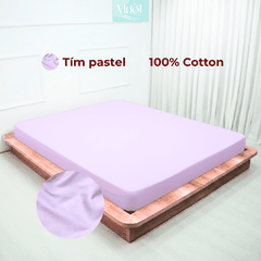 Ga giường kích thước 1m4x2m Cotton Satin Mướt bedding chất liệu 100% cotton cao cấp