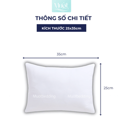 Ruột gối nằm cho bé sơ sinh Mướt Bedding êm mềm, kích thước 25x35cm