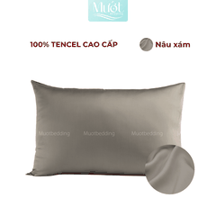 Vỏ gối nằm Lụa Tencel 60s trơn màu 50x70cm, 45x65cm, 40x60cm, 35x50cm Mướt Bedding áo gối 100% Tencel, mềm, mịn, thoáng mát