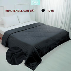Chăn chần bông Lụa Tencel 60s trơn màu cao cấp Mướt bedding đầy đủ size, mềm mịn thoáng mát