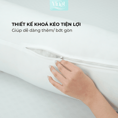 Ruột gối nằm lông vũ - Combo 2 ruột 50x70cm