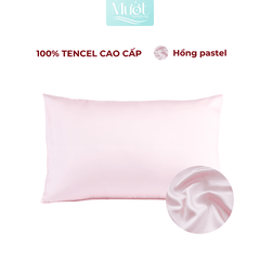 Vỏ gối nằm Lụa Tencel 60s kích thước 48x74 60x80 45x130 cm trơn màu Mướt Bedding áo gối 100% Tencel cao cấp