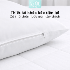 Ruột gối nằm gòn bông, ruột gối ôm Mướt bedding chất liệu gòn bông, gối nằm cao, đàn hồi tốt, nâng đỡ cổ vai gáy
