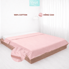 Vỏ chăn Cotton Satin Mướt bedding chất liệu vỏ mền 100% cotton lồng được ruột đầy đủ size, trơn màu