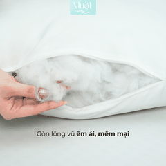 Ruột gối nằm cho bé sơ sinh Mướt Bedding êm mềm, kích thước 25x35cm