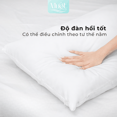 Ruột gối nằm gòn bông, ruột gối ôm Mướt bedding chất liệu gòn bông, gối nằm cao, đàn hồi tốt, nâng đỡ cổ vai gáy