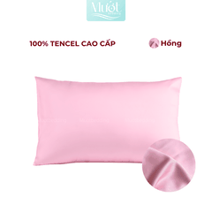 Vỏ gối nằm Lụa Tencel 60s kích thước 48x74 60x80 45x130 cm trơn màu Mướt Bedding áo gối 100% Tencel cao cấp