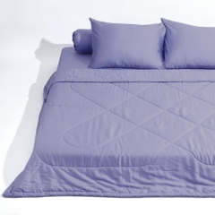Bộ 4 Món Ga Gối Lụa Tencel 60s - Xanh Xám - 1m6x2m (13-22cm)