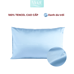 Vỏ gối nằm Lụa Tencel 60s kích thước 48x74 60x80 45x130 cm trơn màu Mướt Bedding áo gối 100% Tencel cao cấp
