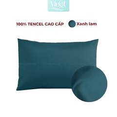 Vỏ gối nằm Lụa Tencel 60s kích thước 48x74 60x80 45x130 cm trơn màu Mướt Bedding áo gối 100% Tencel cao cấp