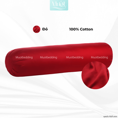 Vỏ gối ôm 100% Cotton Satin size 35x100 Mướt Bedding chất liệu áo gối ôm cao cấp, đa dạng màu