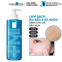 Gel Rửa Mặt Sạch Sâu La Roche-Posay Effaclar Foaming cho Da Dầu, Nhạy Cảm 50ml