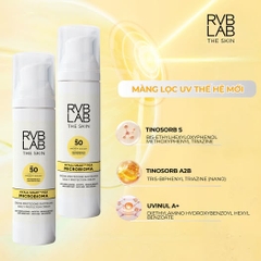 Kem dưỡng Chống nắng RVB LAB Protection Bổ sung lợi khuẩn, Bảo vệ da SPF50 - 50ml