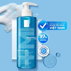 Gel Rửa Mặt Sạch Sâu La Roche-Posay Effaclar Foaming cho Da Dầu, Nhạy Cảm 200ml