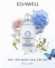 Sữa Tắm Nước Hoa Dưỡng ẩm mịn màng Elvawell 250ml - Hương Baby Blue Ngọt Ngào & Tươi Mát