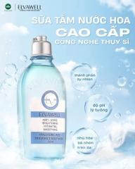 Sữa Tắm Nước Hoa Dưỡng ẩm mịn màng Elvawell 250ml - Hương Baby Blue Ngọt Ngào & Tươi Mát