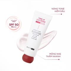 Kem Chống Nắng Phổ Rộng Eviralab Nâng Tone Trắng Hồng Glowy SPF50+ 50ml