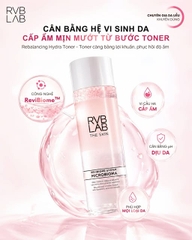 Toner cân bằng độ ẩm RVB LAB Rebalancing Hydra Hỗ trợ duy trì vi sinh da 200ml