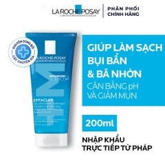 Gel Rửa Mặt Sạch Sâu La Roche-Posay Effaclar Foaming cho Da Dầu, Nhạy Cảm 400ml