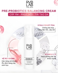 Kem Tái Tạo Phục Hồi Da RVB LAB Pre-Probiotic Cân bằng hệ vi lợi khuẩn 50ml