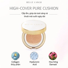 Phấn Nước Che Khuyết Điểm Belle Lanco High-Cover Pure Cushion Tone 21 Trắng Hồng (kèm lõi)
