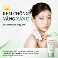 Kem Chống Nắng Nâng Tông (Xanh lá) d'Alba Waterfull Tone-Up SPF50+ 50ml