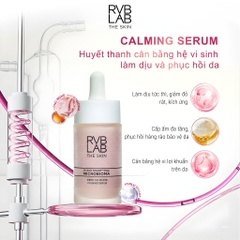 Huyết thanh RVB LAB Calming Serum Phục hồi, Cân bằng hệ vi lợi khuẩn cho da yếu 30ml
