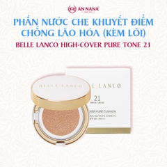 Phấn Nước Che Khuyết Điểm Belle Lanco High-Cover Pure Cushion Tone 21 Trắng Hồng (kèm lõi)