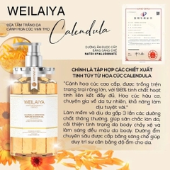 Sữa tắm dưỡng sáng da mịn màng Weilaiya Hoa cúc lưu hương cho mọi loại da 450ml