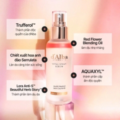 Serum Xịt Khoáng Cấp Ẩm Làm Dịu White Truffle Vital Spray Serum 50/100ml (hồng)