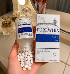 Viên uống hỗ trợ trắng da Hayari PureWhix Plus C Nhật Bản cải thiện lão hóa da 180 viên
