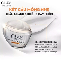 Kem Dưỡng Sáng Da OLAY Niacinamide + Vitamin C Mờ Vết Thâm, Đốm Nâu 50G