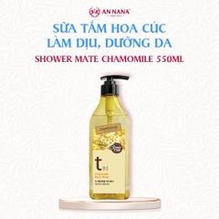 Sữa Tắm Hoa Cúc Shower Mate Chamomile làm dịu, dưỡng da mềm mịn 550ml