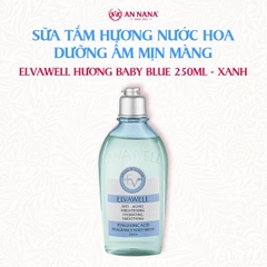 Sữa Tắm Nước Hoa Dưỡng ẩm mịn màng Elvawell 250ml - Hương Baby Blue Ngọt Ngào & Tươi Mát
