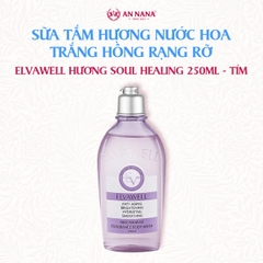 Sữa Tắm Nước Hoa Trắng hồng rạng rỡ Niacinamide Elvawell 250ml - Hương Soul Healing nhẹ nhàng