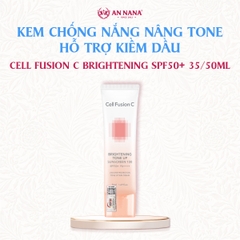 Kem Chống Nắng Nâng Tone Hỗ Trợ Kiềm Dầu Cell Fusion C Brightening Tone Up SPF50+ 35/50ml