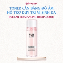 Toner cân bằng độ ẩm RVB LAB Rebalancing Hydra Hỗ trợ duy trì vi sinh da 200ml