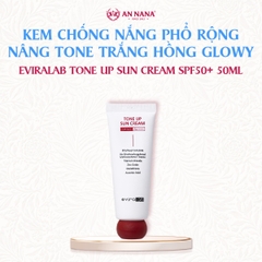 Kem Chống Nắng Phổ Rộng Eviralab Nâng Tone Trắng Hồng Glowy SPF50+ 50ml