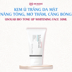 Kem Ủ Trắng Da Mặt USOLAB Bio Tone Up Whitening Nâng Tông, Mờ Thâm, Căng Bóng Da 50ml