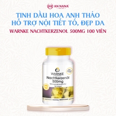 Tinh Dầu Hoa Anh Thảo Warnke Nachtkerzenol 500mg Hỗ Trợ Nội Tiết Tố Đẹp Da - 100 viên