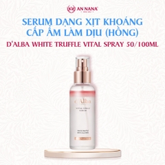 Serum Xịt Khoáng Cấp Ẩm Làm Dịu White Truffle Vital Spray Serum 50/100ml (hồng)