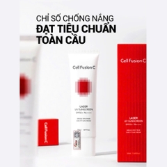 Kem Chống Nắng Cell Fusion C Laser UV cho da nhạy cảm, trị liệu SPF50+ PA+++ 35/50ml