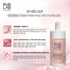 Huyết thanh RVB LAB Calming Serum Phục hồi, Cân bằng hệ vi lợi khuẩn cho da yếu 30ml