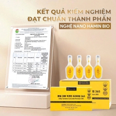 Tinh nghệ nano Hamin Bio Turmeric Curcumin 365 Hàn Quốc 3gx32 tép