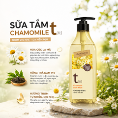Sữa Tắm Hoa Cúc Shower Mate Chamomile làm dịu, dưỡng da mềm mịn 550ml